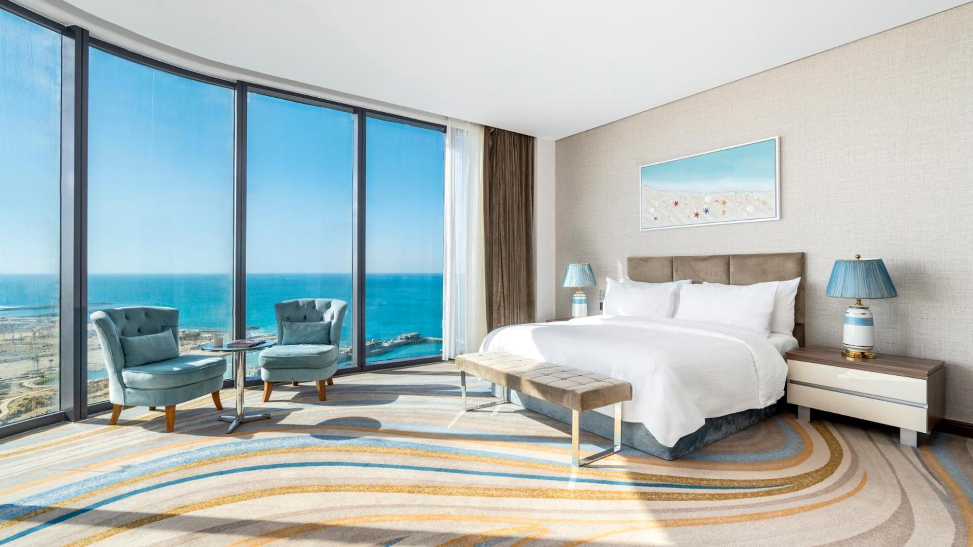 Rixos Premium Alamein El Alamein Zewnętrze zdjęcie A bedroom at the hotel