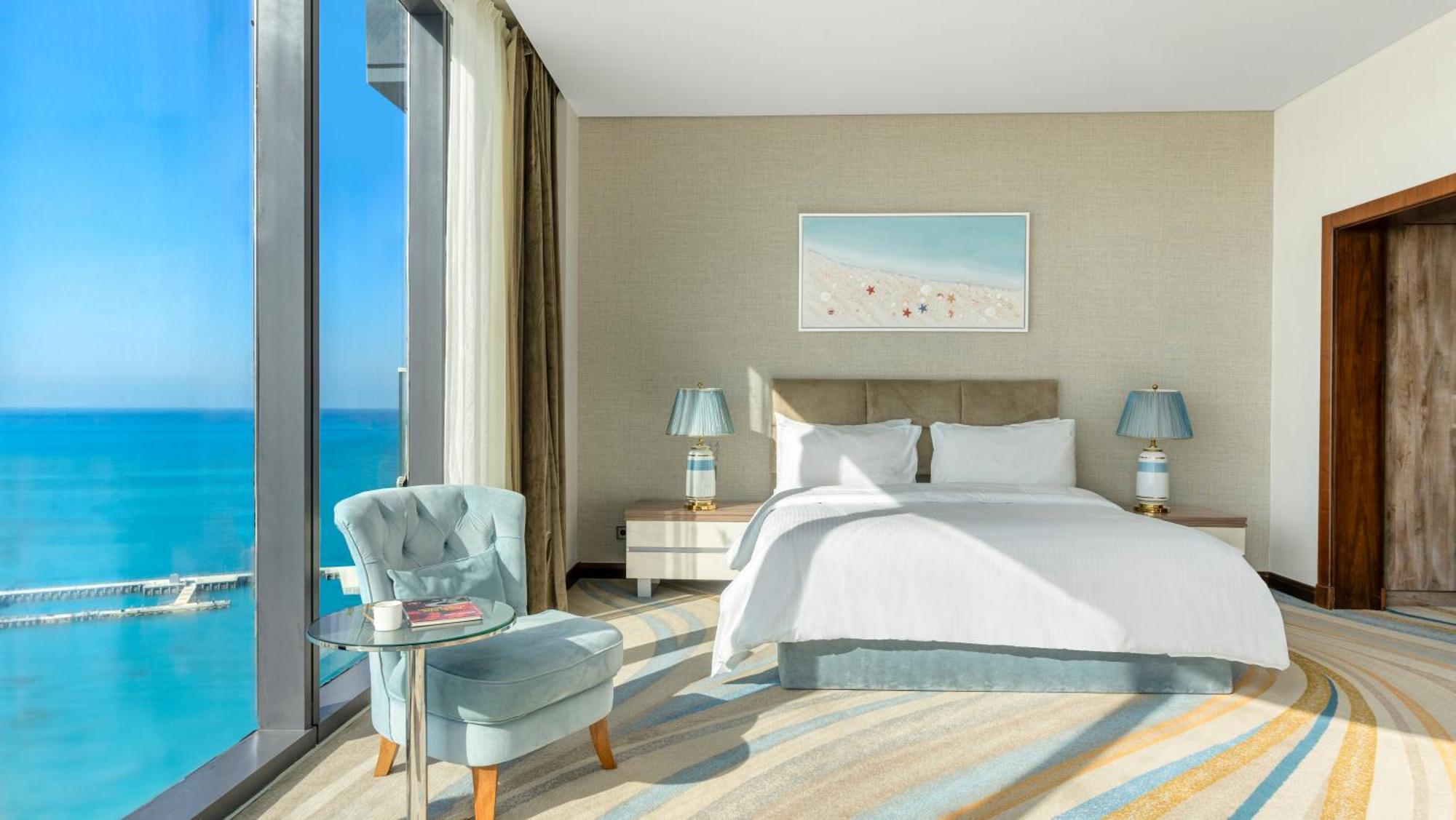 Rixos Premium Alamein El Alamein Pokój zdjęcie A bedroom at the hotel